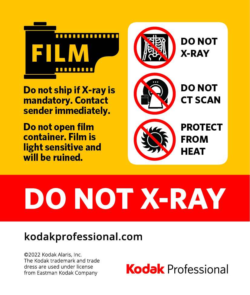 Kodak XRay Warnung